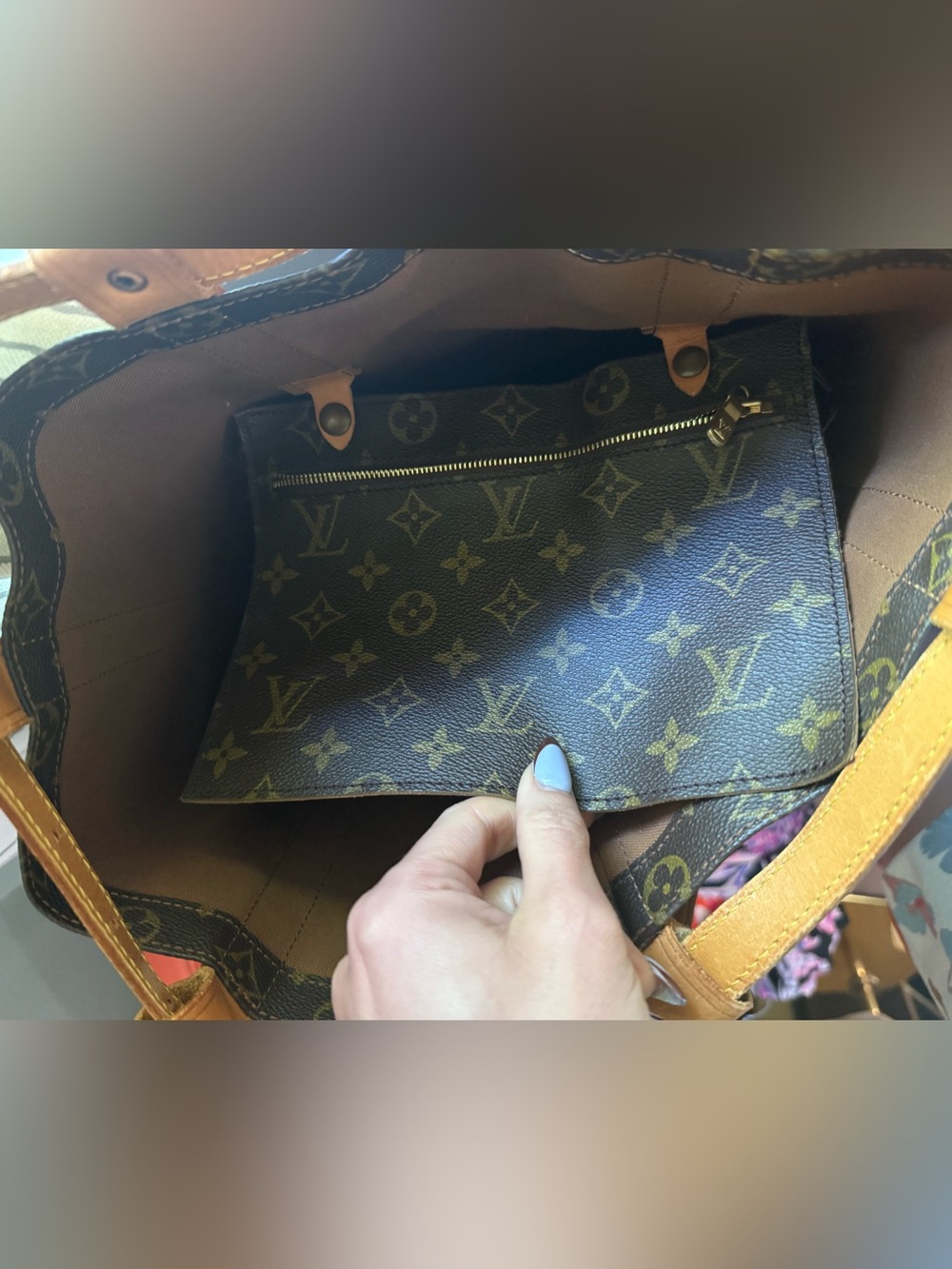 Louis Vuitton Randonnée GM Monogram Backpack Bucket Bag France Nov 1990 - Picture 8 of 16
